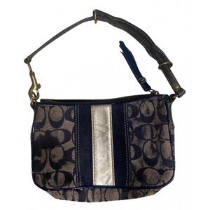 Coach 2182 Limited Edition Blue Silver Tie Dye Demi Pouchette bag